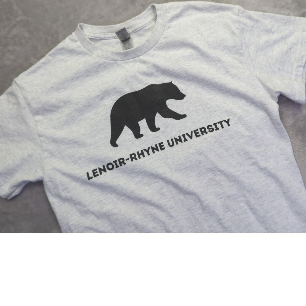 Lenoir-Rhyne University Bears Gray T‎ Shirt Men's S